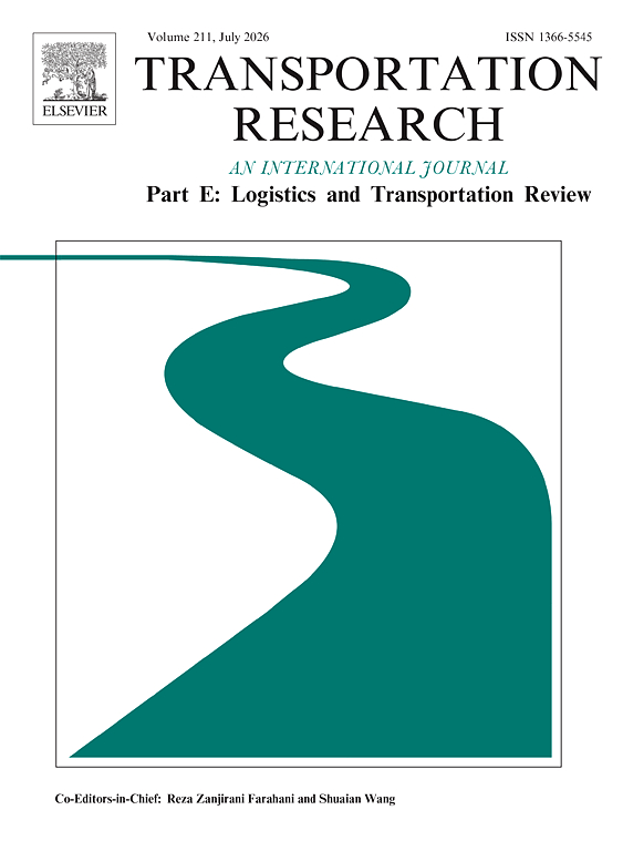 Transportation Research Part E cover